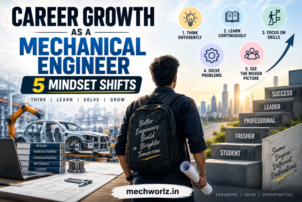 Career Growth as a Mechanical Engineer - Top 5 Mindset Shifts
